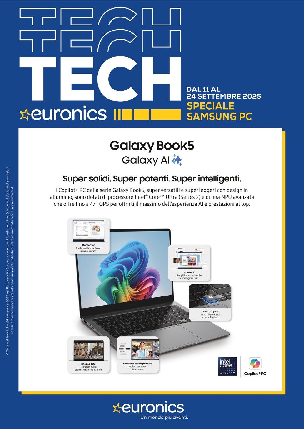 euronics - Volantino Euronics - Speciale Samsung Telefonia valido dal 11/09 al 24/09