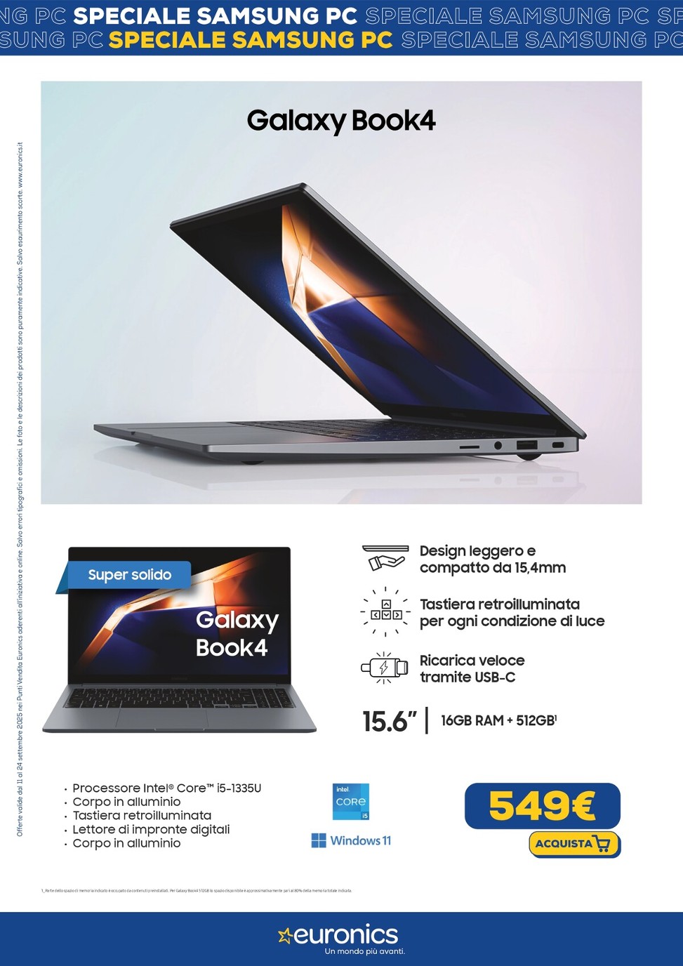 euronics - Volantino Euronics - Speciale Samsung Telefonia valido dal 11/09 al 24/09 - page: 4