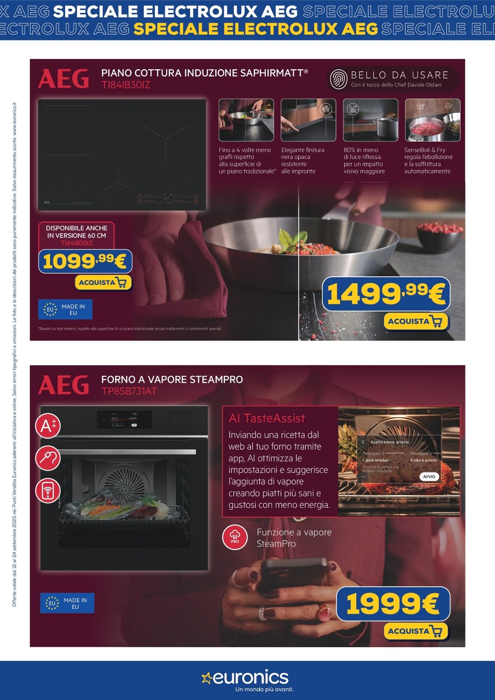 euronics - Volantino Euronics - Speciale Electrolux AEG valido dal 12/09 al 24/09 - page: 9