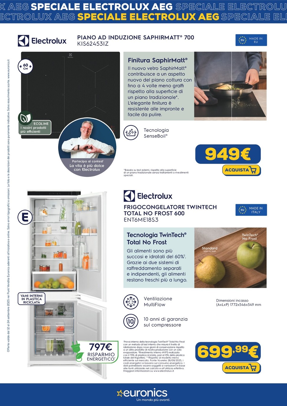 euronics - Volantino Euronics - Speciale Electrolux AEG valido dal 12/09 al 24/09 - page: 5