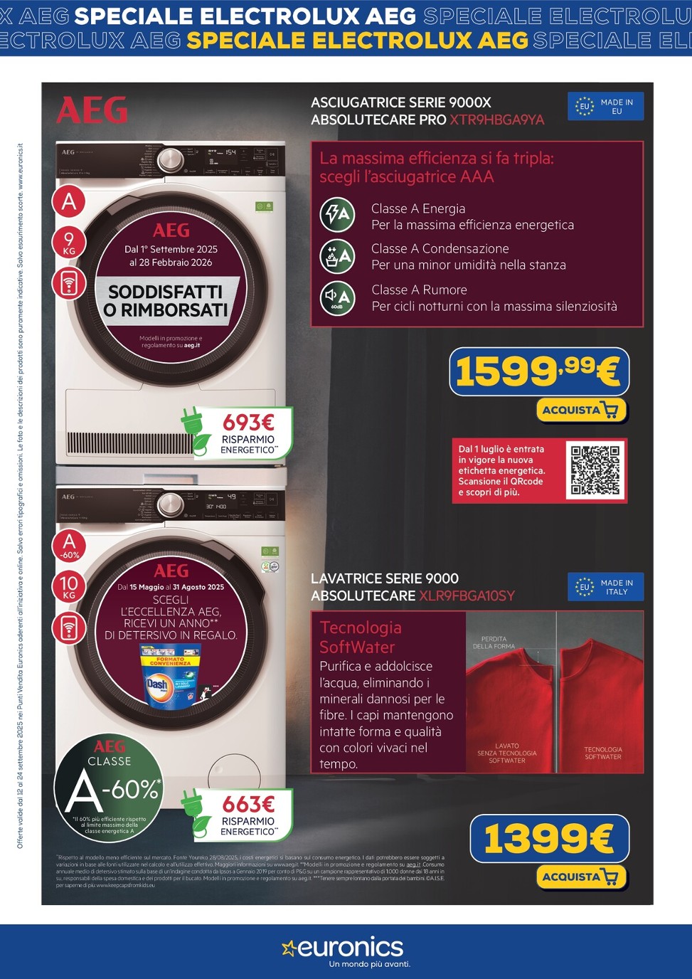 euronics - Volantino Euronics - Speciale Electrolux AEG valido dal 12/09 al 24/09 - page: 11