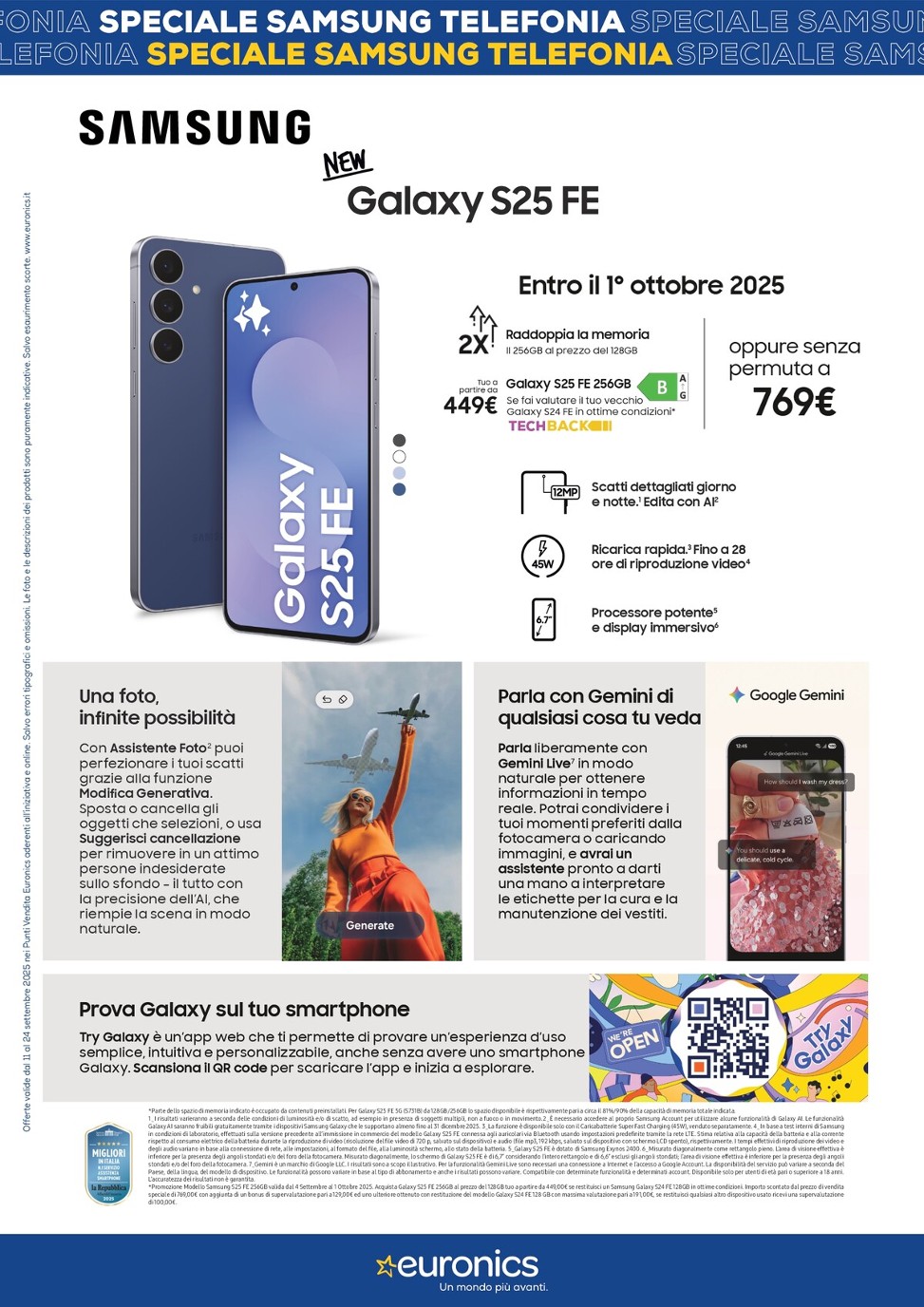 euronics - Volantino Euronics - Samsung Telefonia valido dal 11/09 al 24/09 - page: 2