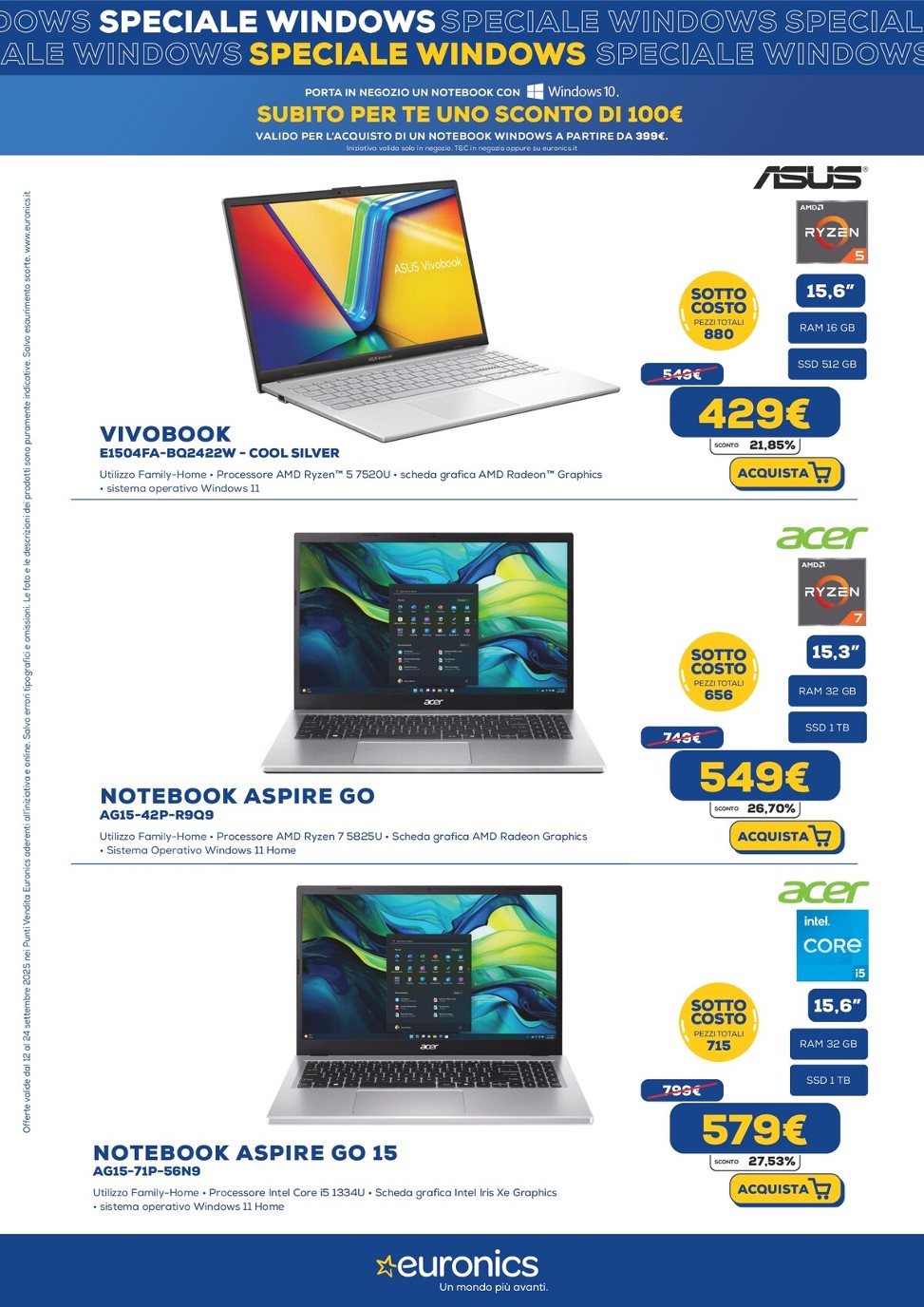 euronics - Volantino Euronics - Speciale Microsoft valido dal 12/09 al 24/09 - page: 3