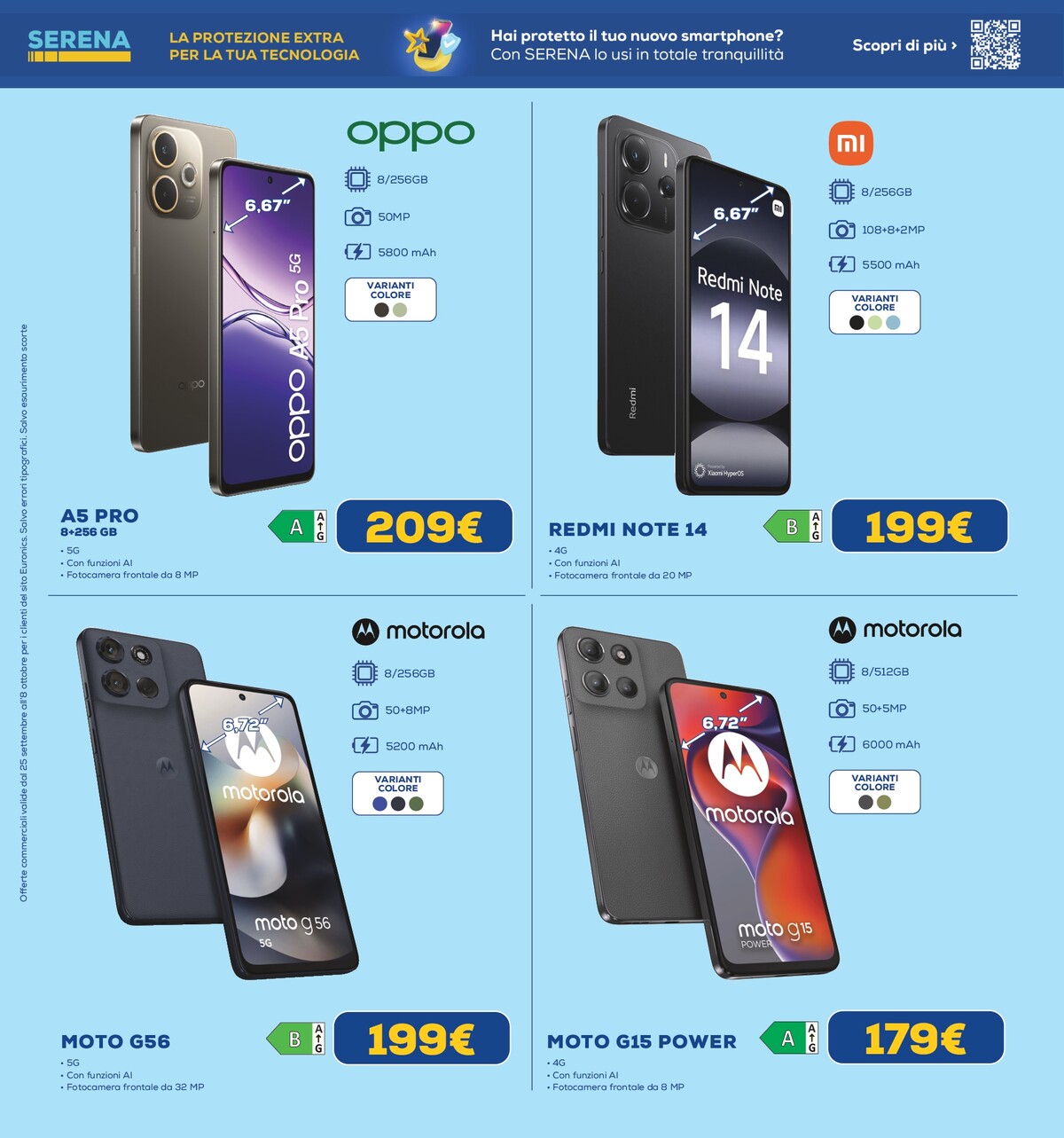 euronics - Volantino Euronics - Star Bonus valido dal 25/09 al 08/10 - page: 20