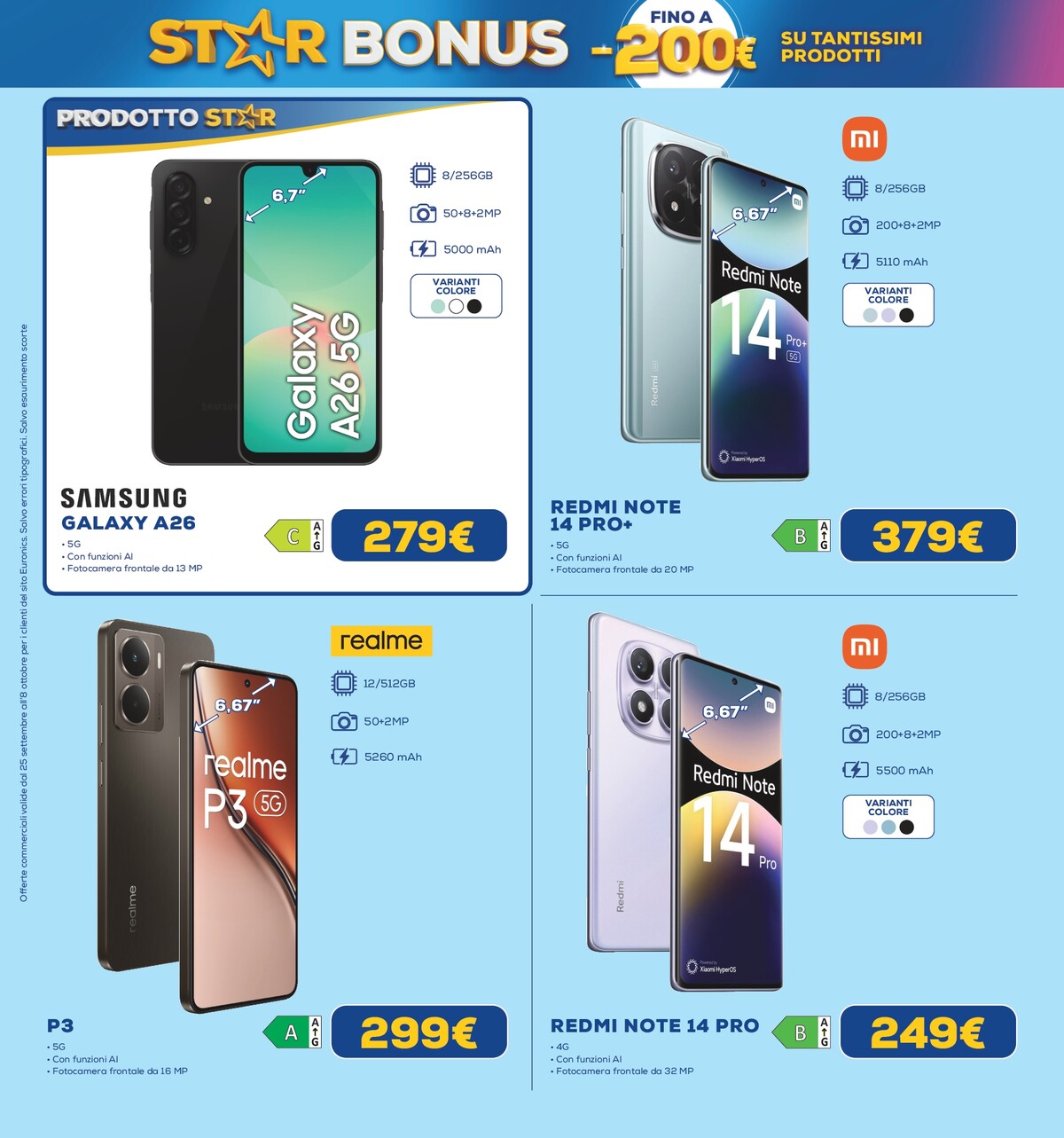 euronics - Volantino Euronics - Star Bonus valido dal 25/09 al 08/10 - page: 21