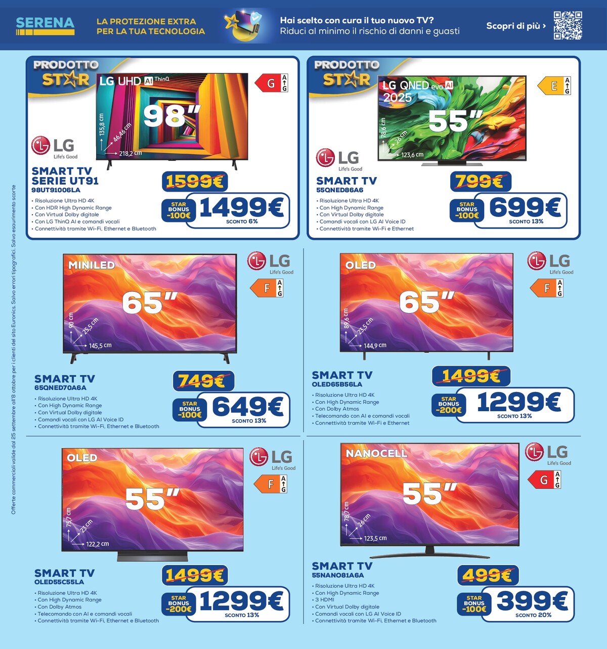 euronics - Volantino Euronics - Star Bonus valido dal 25/09 al 08/10 - page: 8
