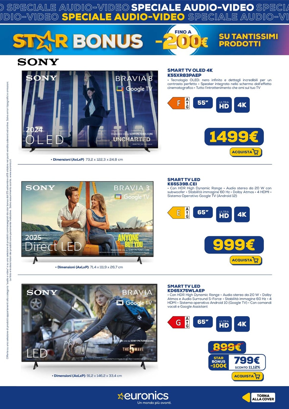 euronics - Volantino Euronics - Speciale Audio Video valido dal 25/09 al 08/10 - page: 17