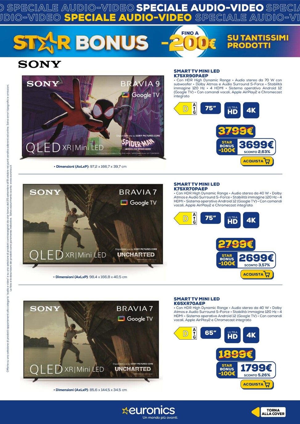 euronics - Volantino Euronics - Speciale Audio Video valido dal 25/09 al 08/10 - page: 16