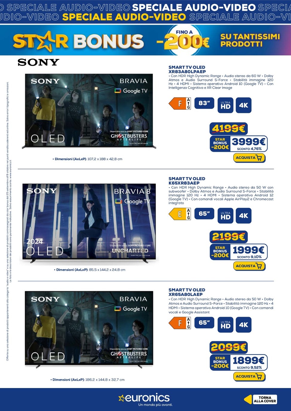euronics - Volantino Euronics - Speciale Audio Video valido dal 25/09 al 08/10 - page: 20