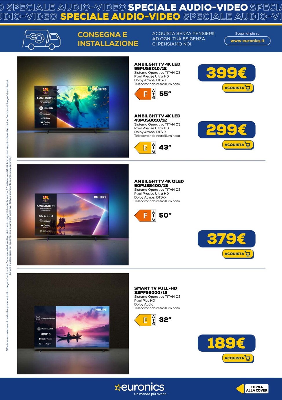 euronics - Volantino Euronics - Speciale Audio Video valido dal 25/09 al 08/10 - page: 14