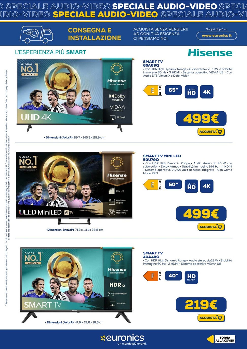 euronics - Volantino Euronics - Speciale Audio Video valido dal 25/09 al 08/10 - page: 6