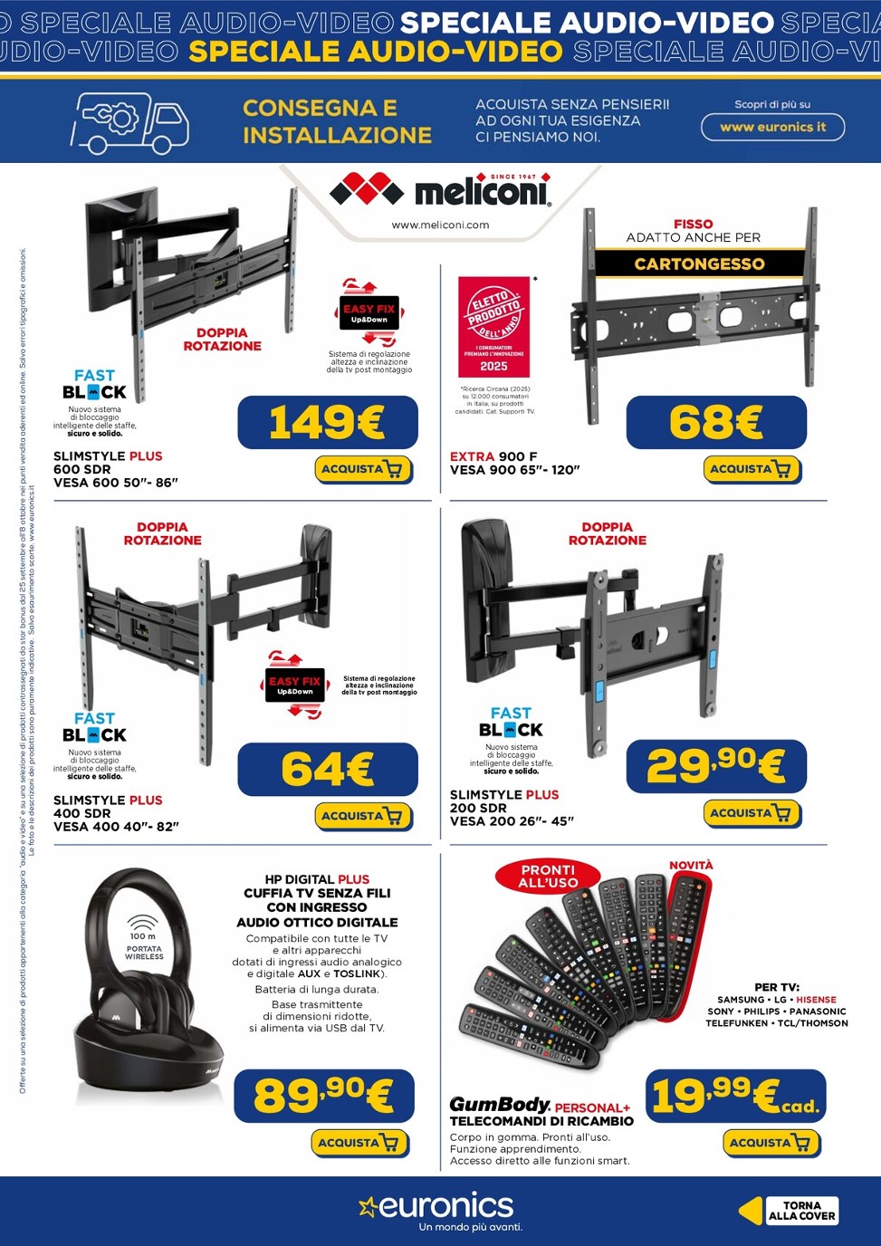 euronics - Volantino Euronics - Speciale Audio Video valido dal 25/09 al 08/10 - page: 21