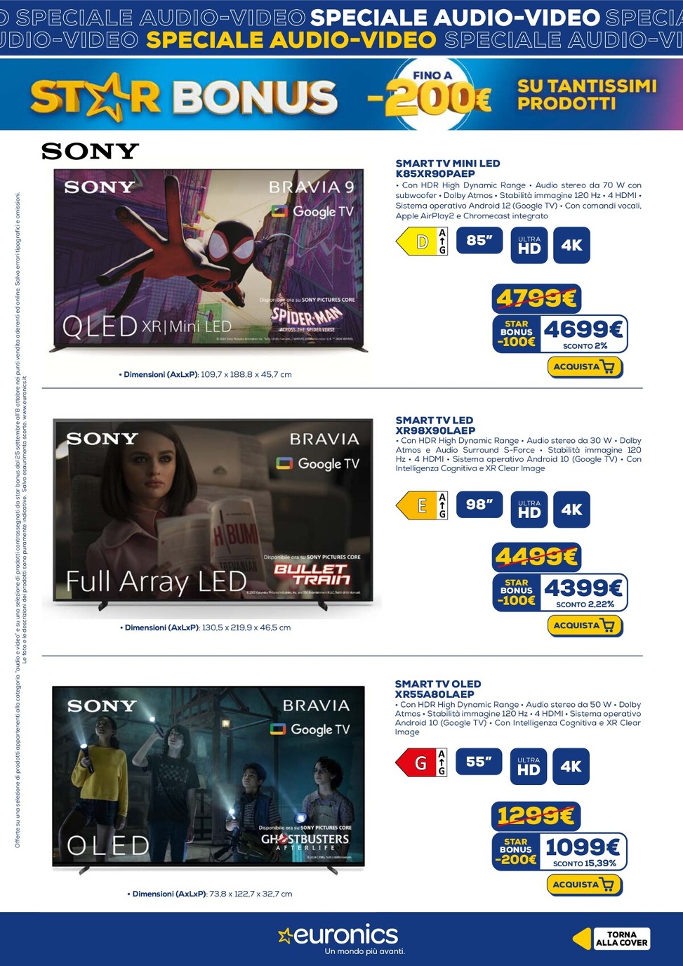 euronics - Volantino Euronics - Speciale Audio Video valido dal 25/09 al 08/10 - page: 19