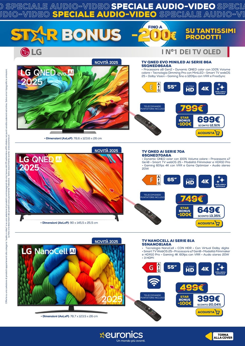 euronics - Volantino Euronics - Speciale Audio Video valido dal 25/09 al 08/10 - page: 5