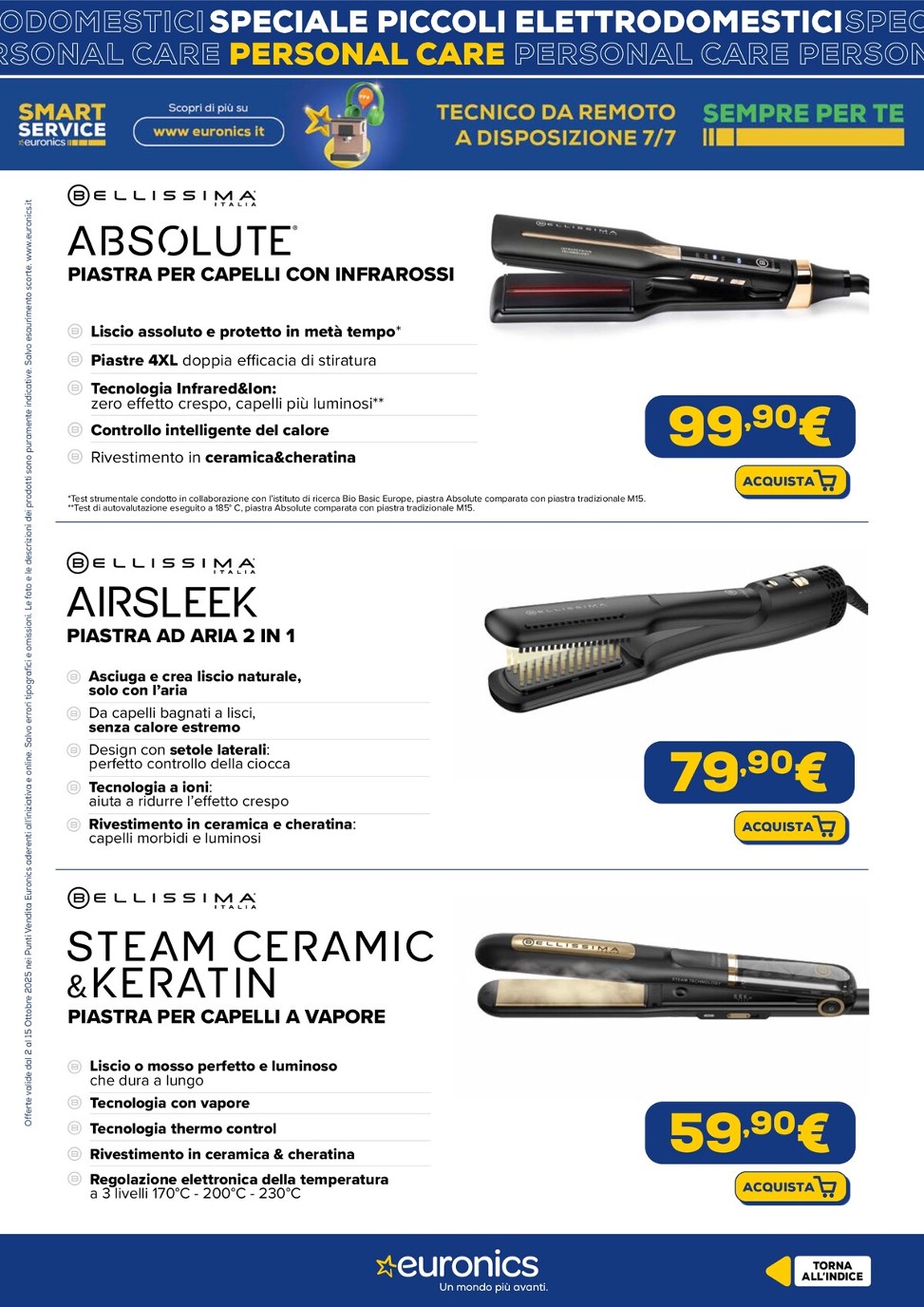 euronics - Volantino Euronics - Speciale Piccoli Elettrodomestici valido dal 02/10 al 15/10 - page: 20