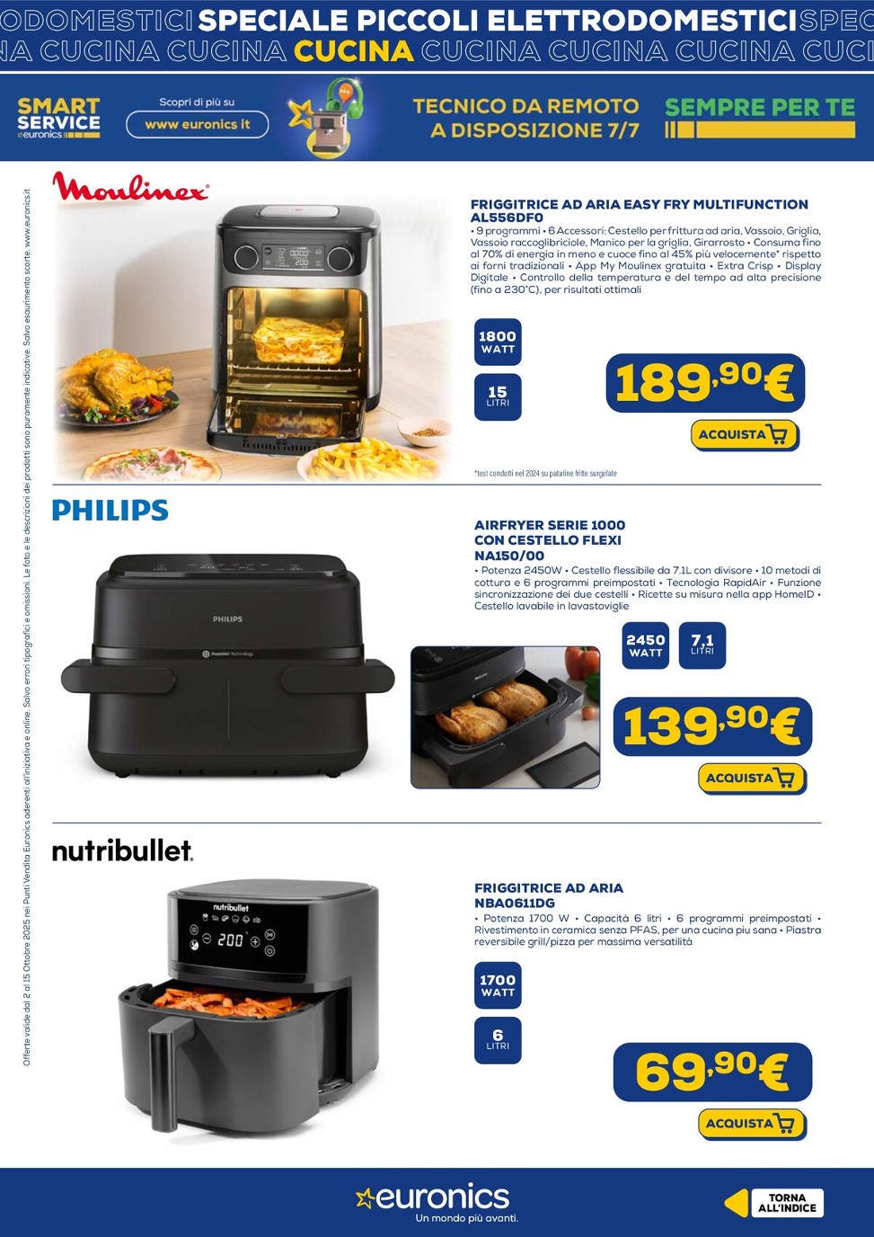 euronics - Volantino Euronics - Speciale Piccoli Elettrodomestici valido dal 02/10 al 15/10 - page: 13