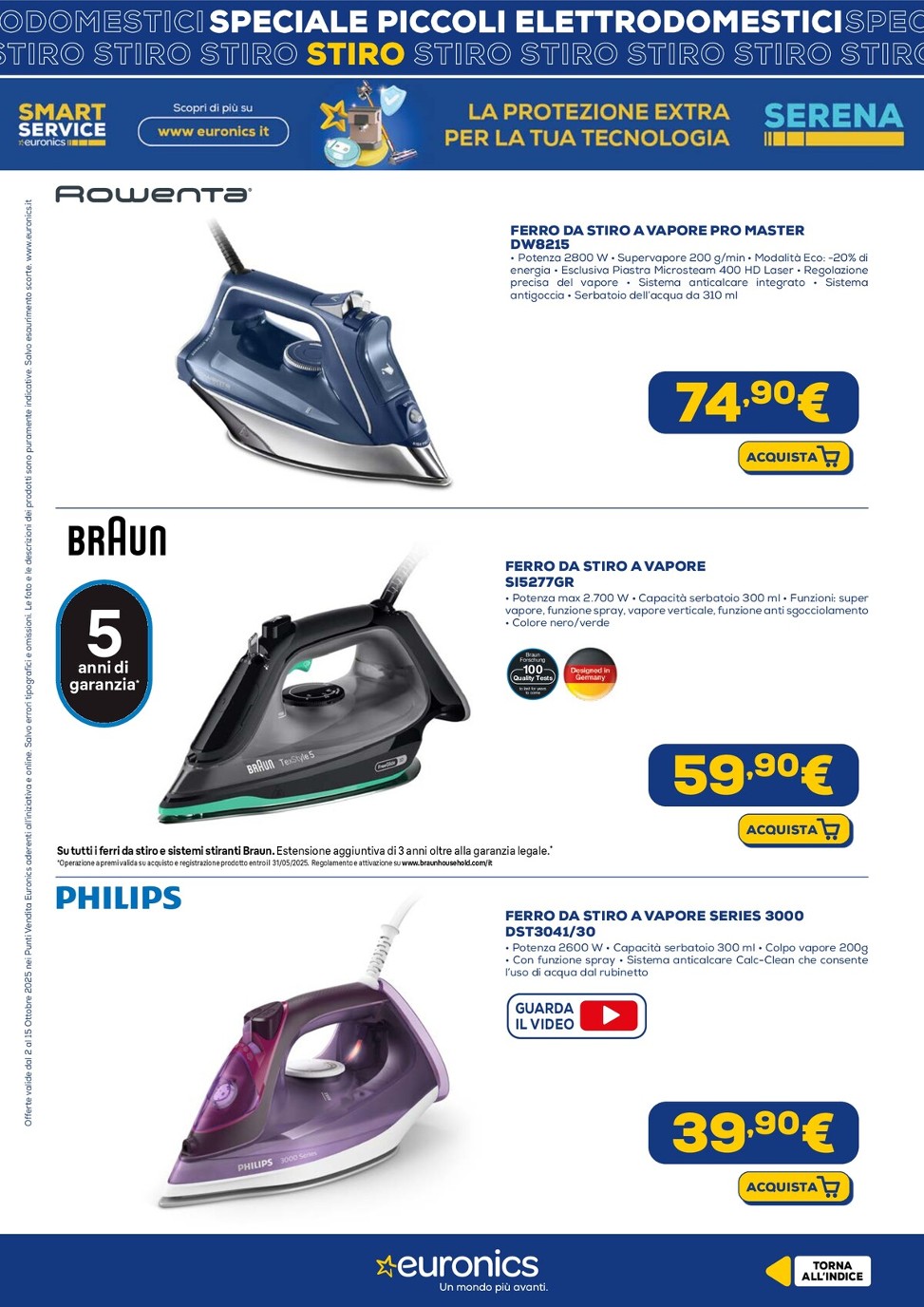 euronics - Volantino Euronics - Speciale Piccoli Elettrodomestici valido dal 02/10 al 15/10 - page: 8