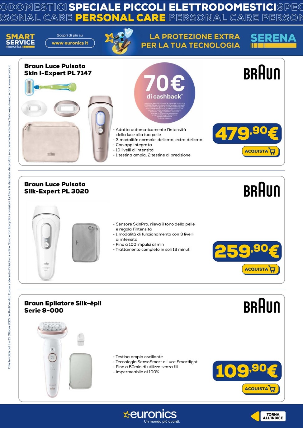 euronics - Volantino Euronics - Speciale Piccoli Elettrodomestici valido dal 02/10 al 15/10 - page: 23