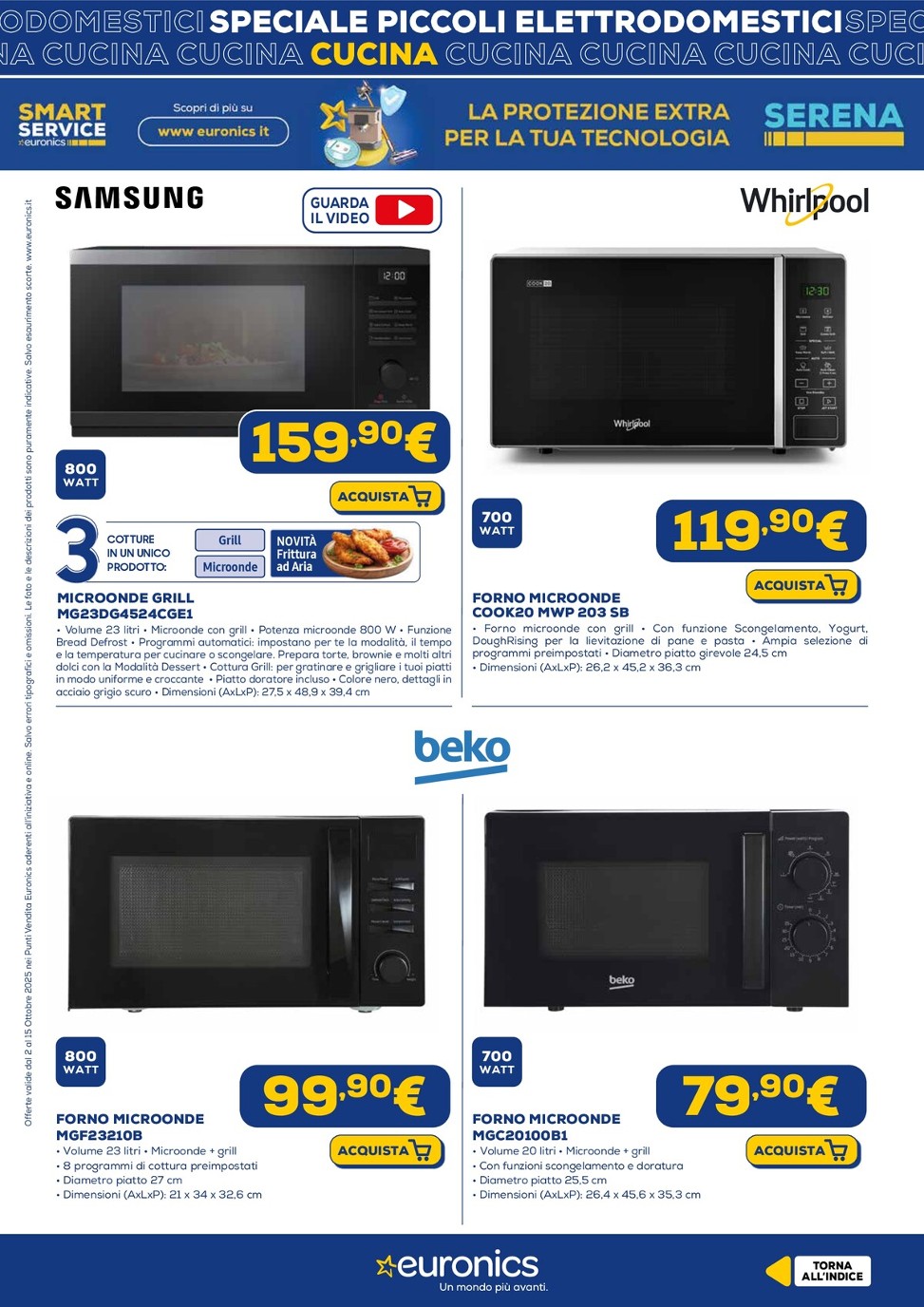 euronics - Volantino Euronics - Speciale Piccoli Elettrodomestici valido dal 02/10 al 15/10 - page: 12