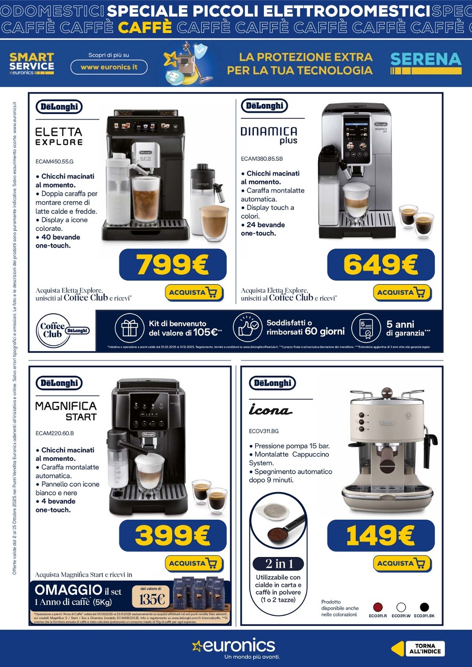 euronics - Volantino Euronics - Speciale Piccoli Elettrodomestici valido dal 02/10 al 15/10 - page: 15