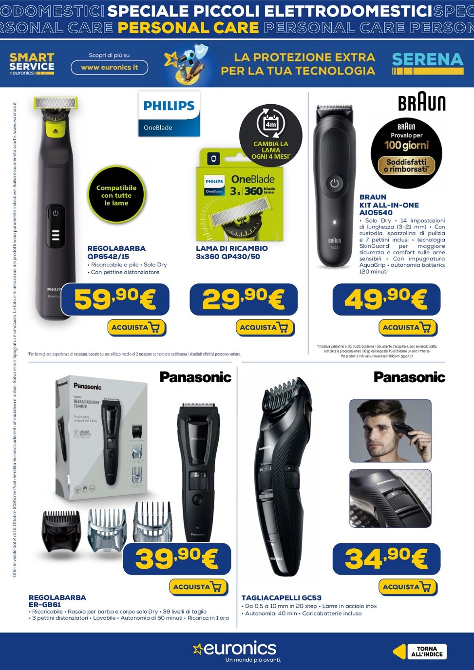 euronics - Volantino Euronics - Speciale Piccoli Elettrodomestici valido dal 02/10 al 15/10 - page: 25