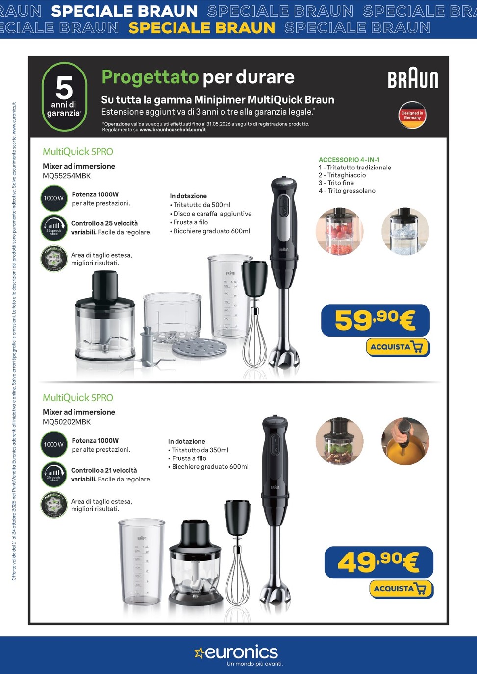 euronics - Volantino Euronics - Speciale Braun valido dal 01/10 al 24/10 - page: 5