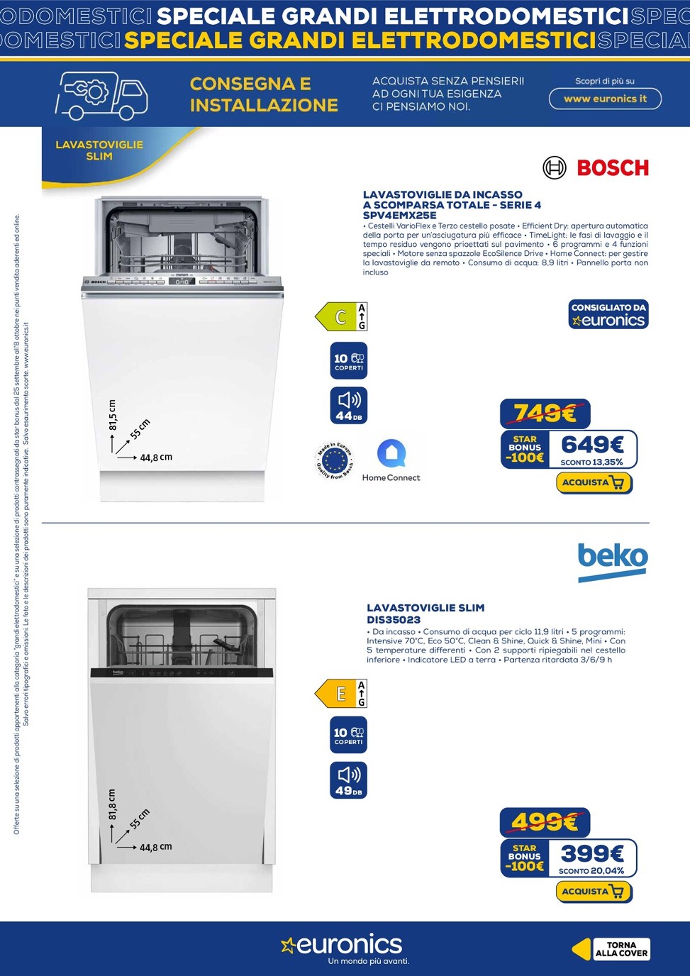 euronics - Volantino Euronics valido dal 25/09 al 08/10 - page: 6