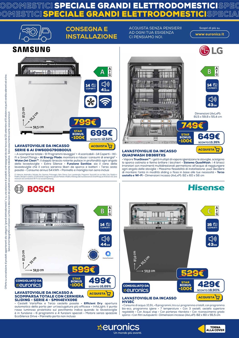 euronics - Volantino Euronics valido dal 25/09 al 08/10 - page: 4