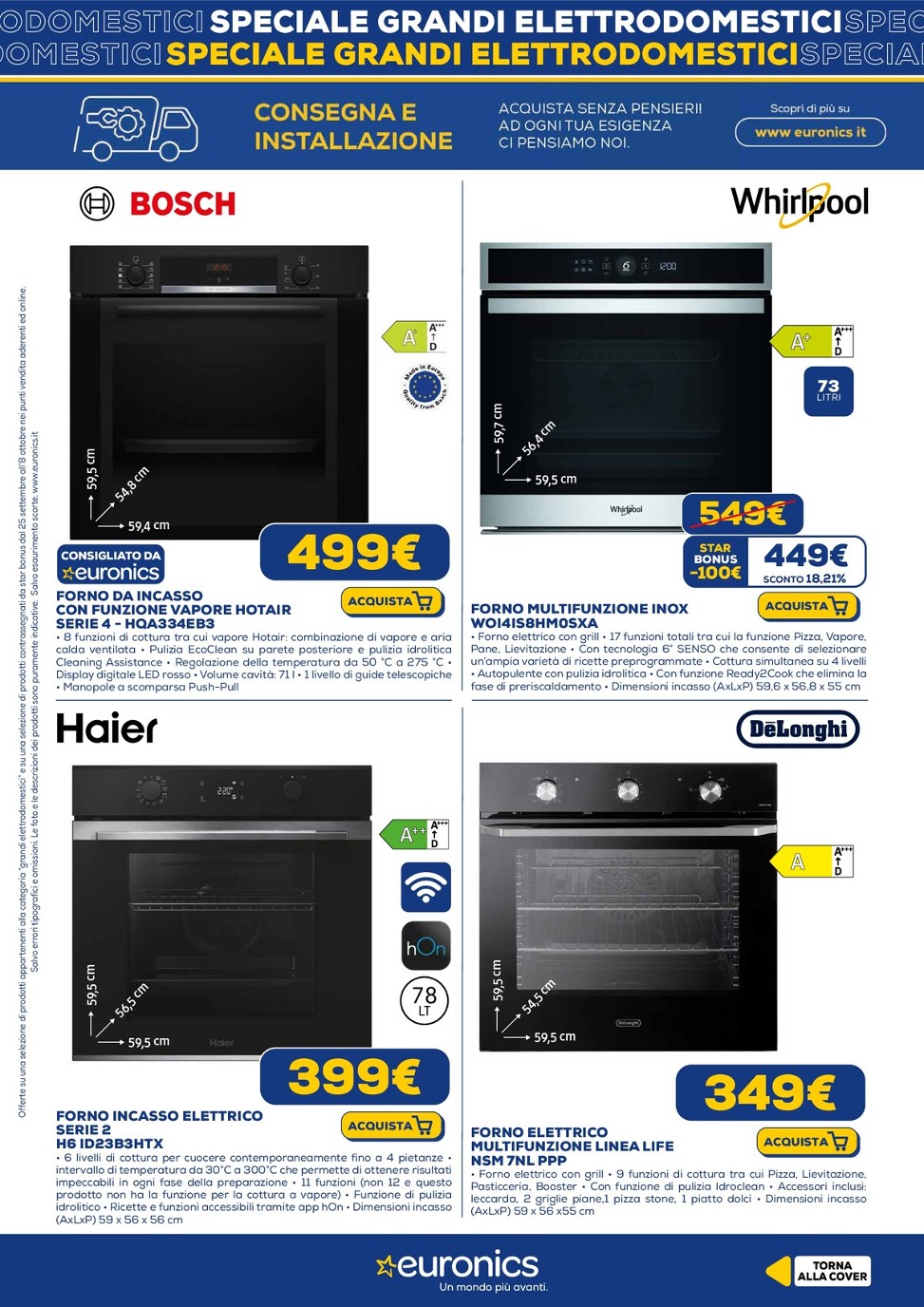 euronics - Volantino Euronics valido dal 25/09 al 08/10 - page: 8
