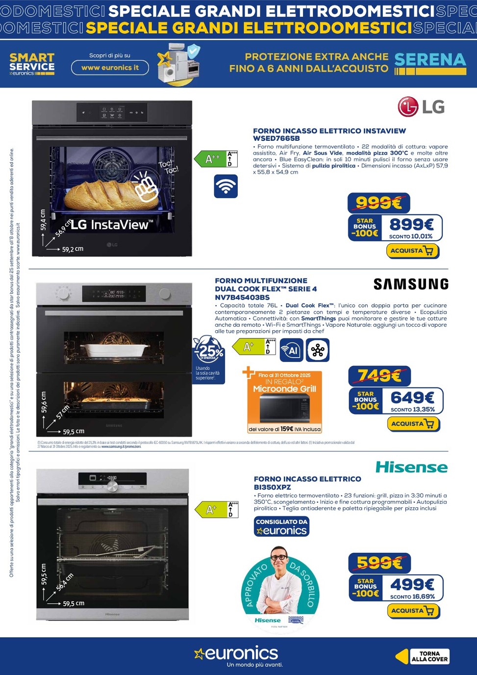 euronics - Volantino Euronics valido dal 25/09 al 08/10 - page: 9