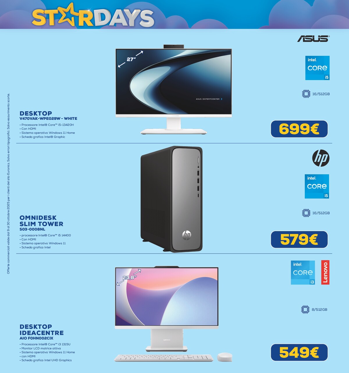euronics - Volantino Euronics - Star Days valido dal 09/10 al 30/10 - page: 12
