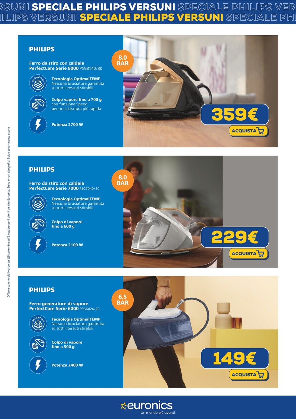 euronics - Volantino Euronics - Speciale Philips valido dal 10/10 al 26/10 - page: 7