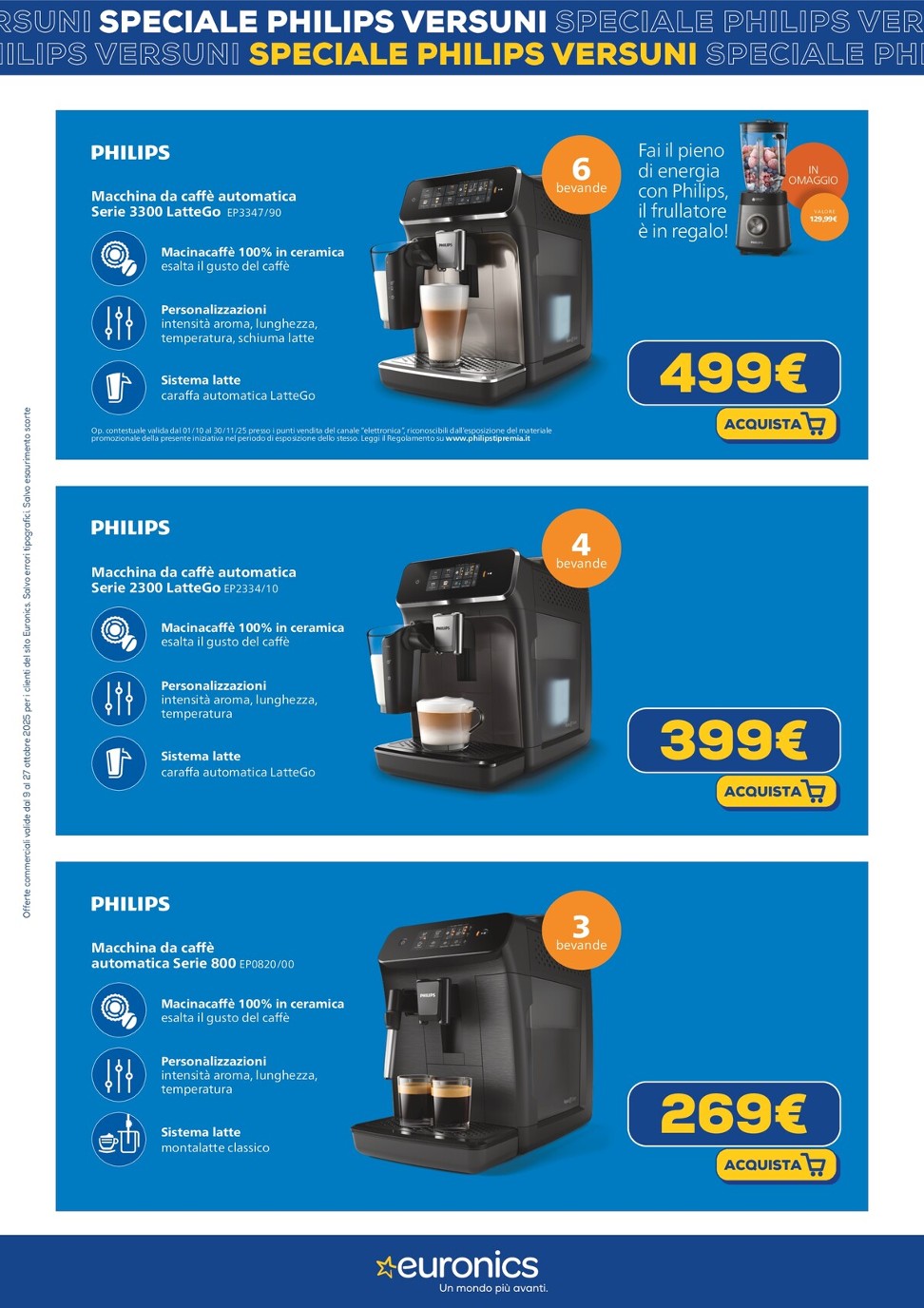 euronics - Volantino Euronics - Speciale Philips valido dal 10/10 al 26/10 - page: 5