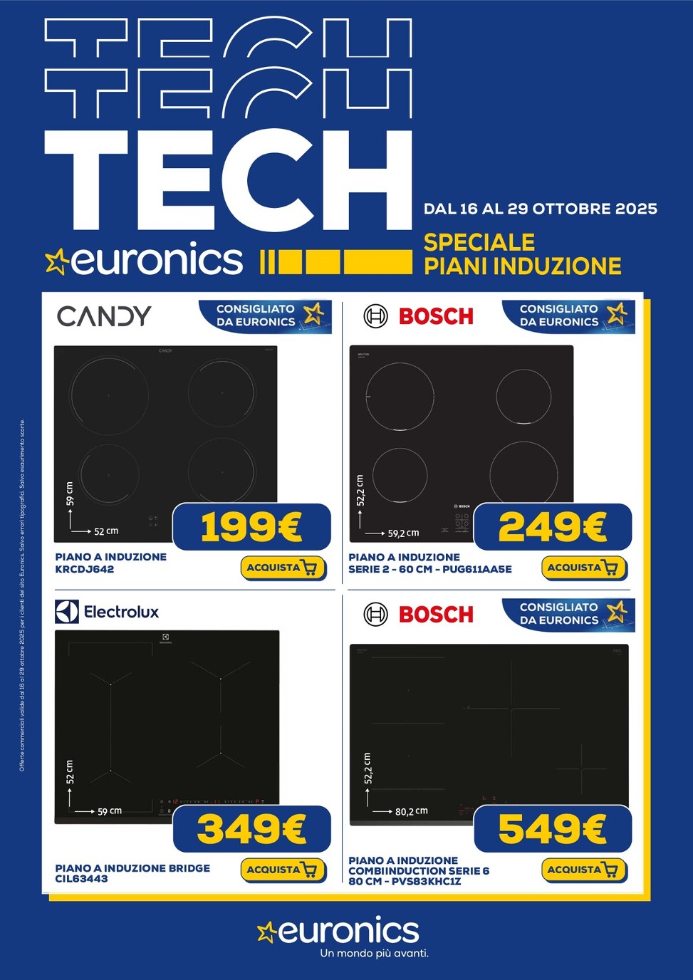 euronics - Volantino Euronics - Speciale Piani Induzione valido dal 16/10 al 29/10