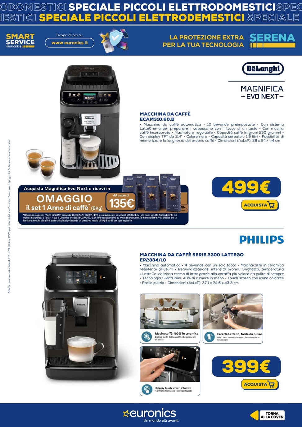 euronics - Volantino Euronics - Speciale Piccoli Elettrodomestici valido dal 16/10 al 29/10 - page: 9