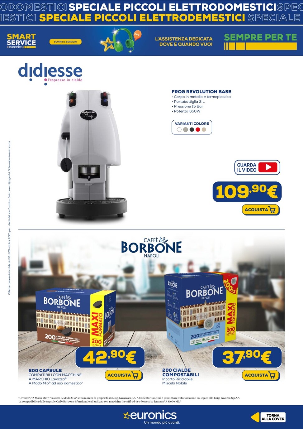 euronics - Volantino Euronics - Speciale Piccoli Elettrodomestici valido dal 16/10 al 29/10 - page: 12