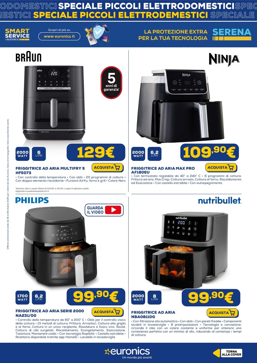 euronics - Volantino Euronics - Speciale Piccoli Elettrodomestici valido dal 16/10 al 29/10 - page: 3