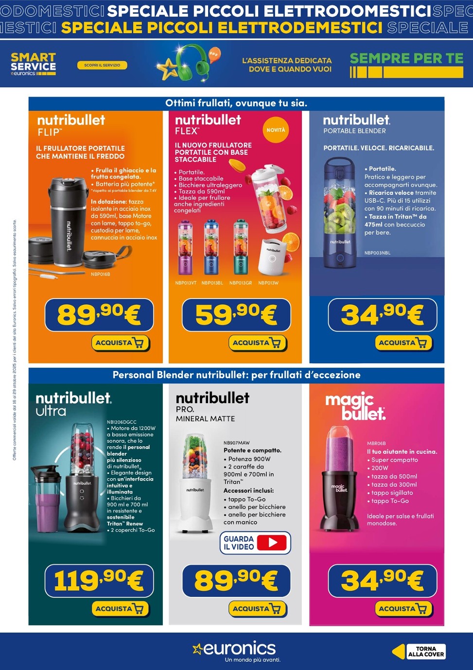 euronics - Volantino Euronics - Speciale Piccoli Elettrodomestici valido dal 16/10 al 29/10 - page: 6