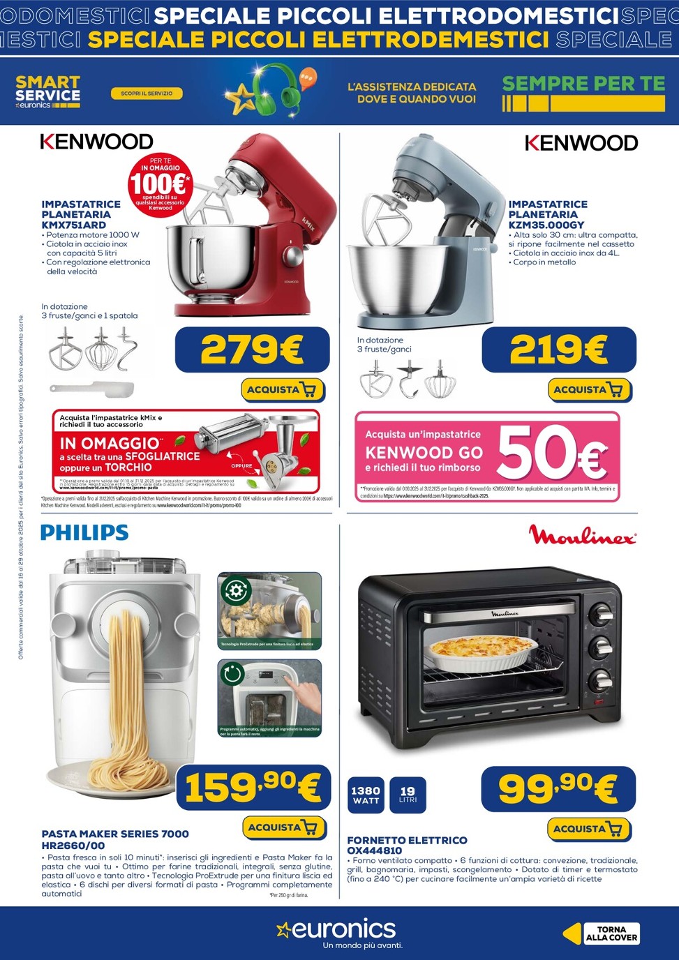euronics - Volantino Euronics - Speciale Piccoli Elettrodomestici valido dal 16/10 al 29/10 - page: 4