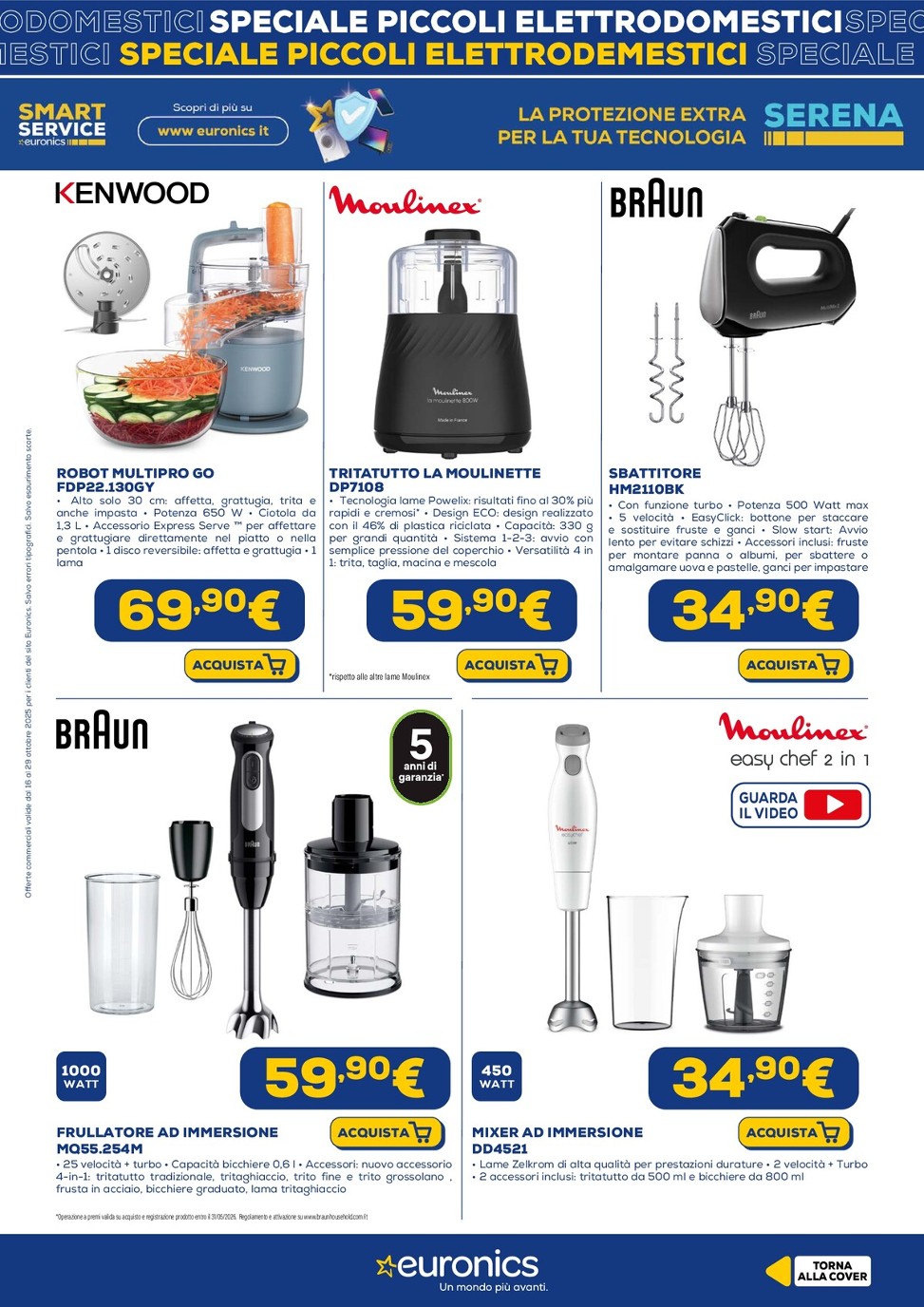euronics - Volantino Euronics - Speciale Piccoli Elettrodomestici valido dal 16/10 al 29/10 - page: 5