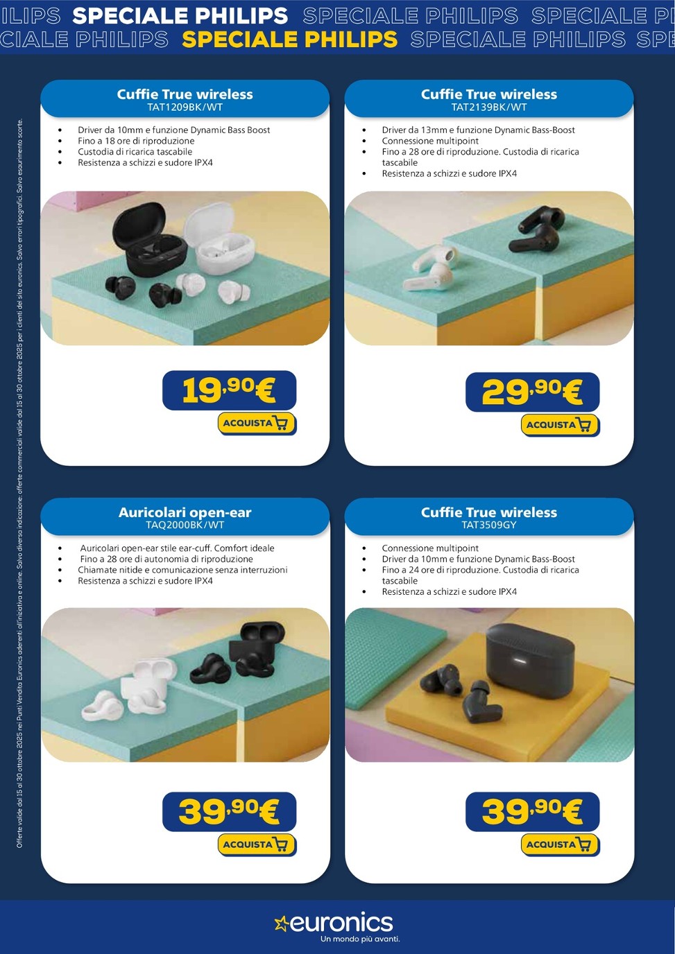 euronics - Volantino Euronics - Speciale Philips valido dal 15/10 al 30/10 - page: 6