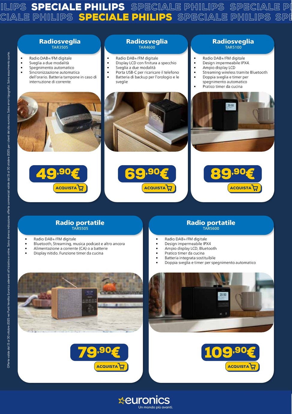 euronics - Volantino Euronics - Speciale Philips valido dal 15/10 al 30/10 - page: 11