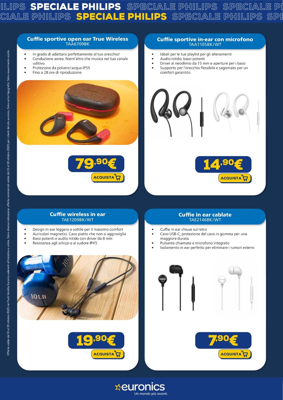 euronics - Volantino Euronics - Speciale Philips valido dal 15/10 al 30/10 - page: 8