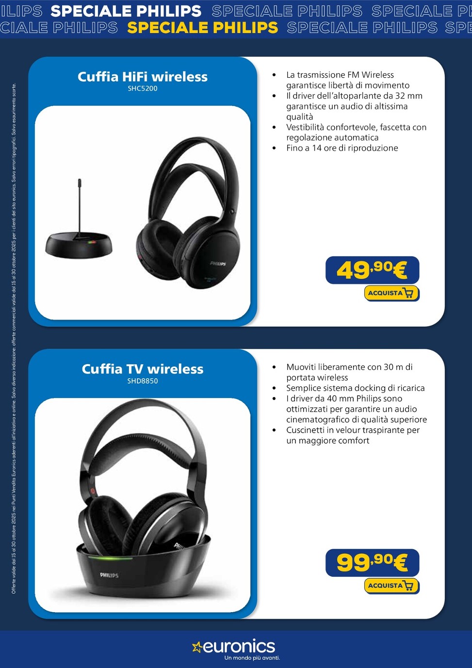 euronics - Volantino Euronics - Speciale Philips valido dal 15/10 al 30/10 - page: 9