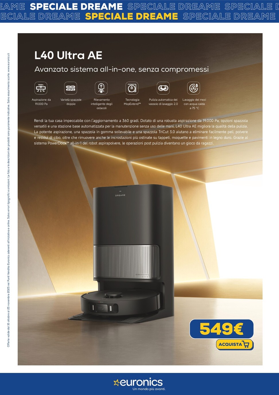 euronics - Volantino Euronics - Speciale Dreame valido dal 16/10 al 06/11 - page: 3