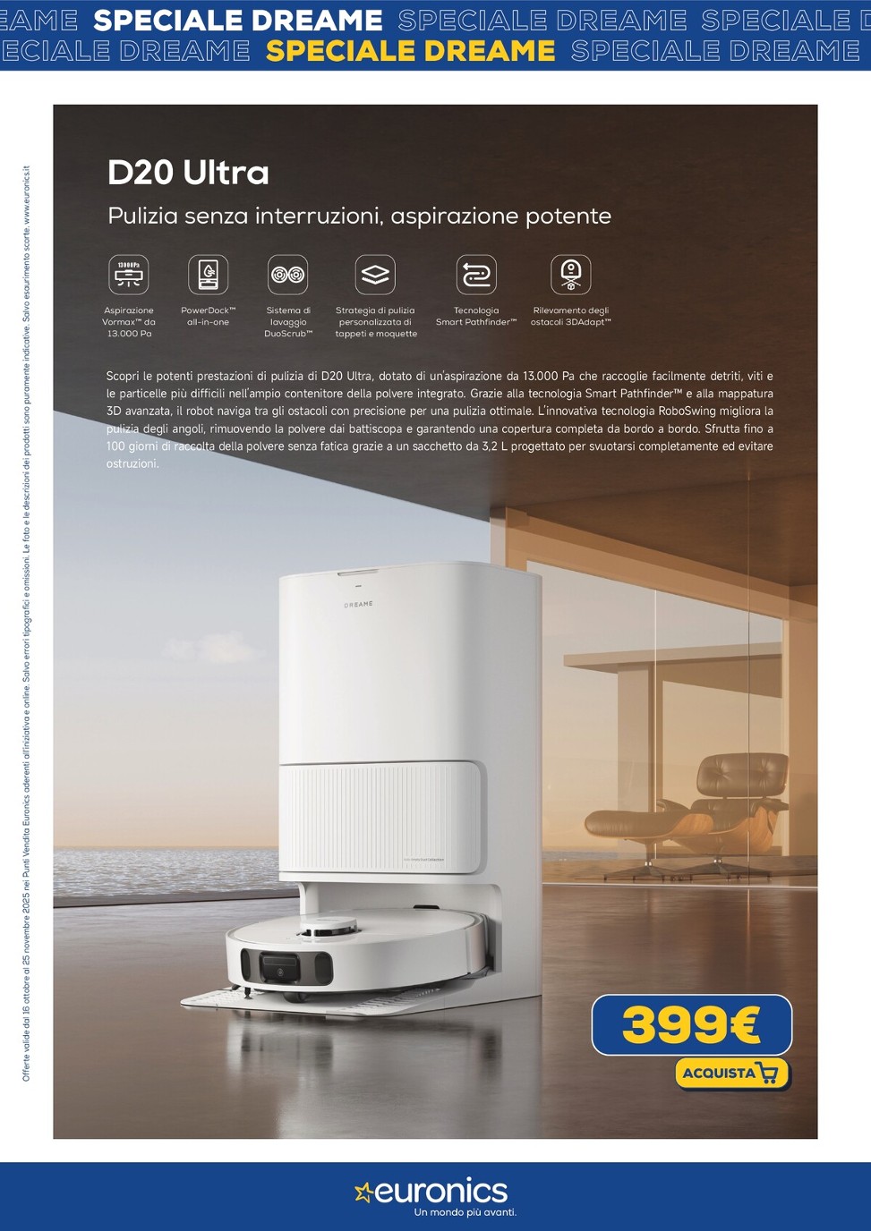 euronics - Volantino Euronics - Speciale Dreame valido dal 16/10 al 06/11 - page: 4
