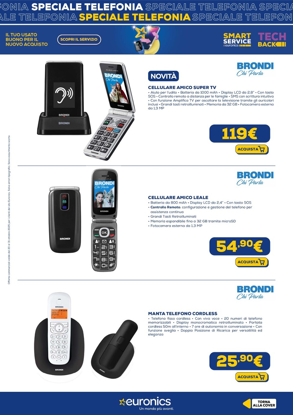 euronics - Volantino Euronics - Speciale Telefonia valido dal 20/10 al 31/10 - page: 11