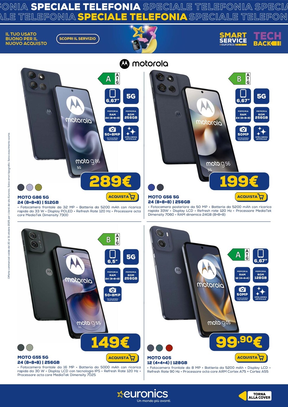 euronics - Volantino Euronics - Speciale Telefonia valido dal 20/10 al 31/10 - page: 3