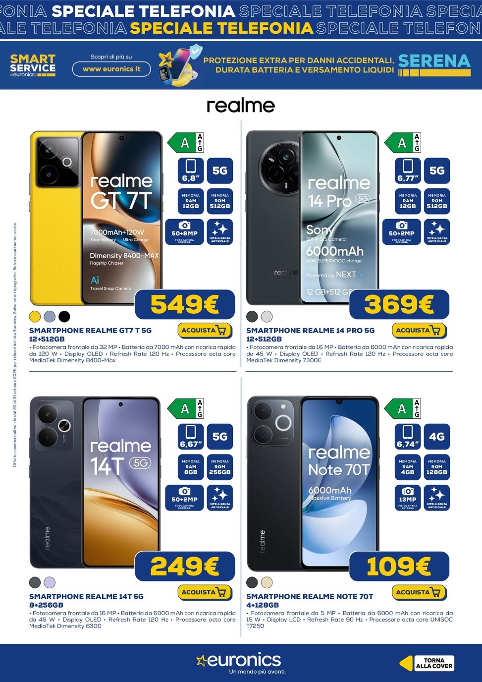 euronics - Volantino Euronics - Speciale Telefonia valido dal 20/10 al 31/10 - page: 6