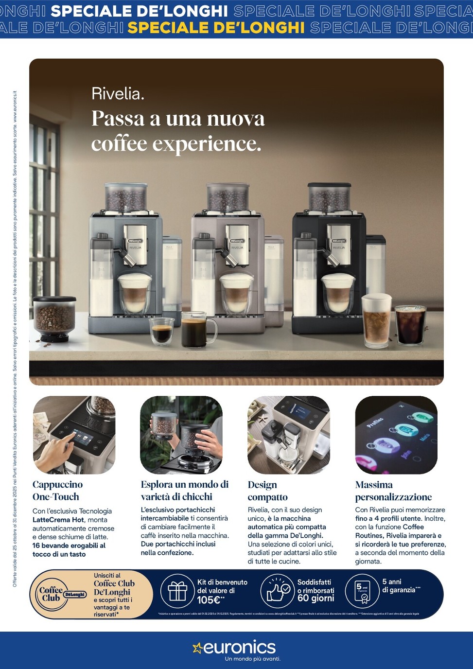 euronics - Volantino Euronics - Speciale De Longhi valido dal 25/10 al 31/10 - page: 6